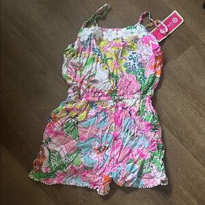Lilly Pulitzer for Target Pink and Green Kids Romper